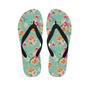 Vintage Pastel Floral Print Men's Flip Flops