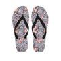 Vintage Pink Rose Flower Print Men's Flip Flops