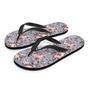 Vintage Pink Rose Flower Print Men's Flip Flops