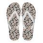 White Cute Daisy Pattern Print Men & Women Flip Flops