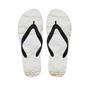 White Gold Marble Men's Flip Flops