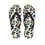 White Leopard Men's Flip Flops