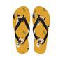 Yellow Flower Print Men's Flip Flops