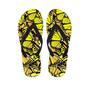 Yellow Monarch Butterfly Men's Flip Flops