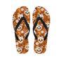 Yellow Sugar Skull Men's Flip Flops