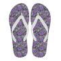 Zebra Neon Pattern Print Men & Women Flip Flops