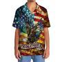 America Bald Eagle Of July Stained Glass Art Hawaiian Shirt