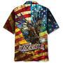 America Bald Eagle Of July Stained Glass Art Hawaiian Shirt