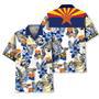 Arizona Proud Hawaiian Shirt for Men, Women, Arizona State Flag Hawaiian Summer Beach Shirt