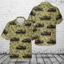 Australian Army APC with Turret Vietnam War Hawaiian Shirt for Men, Army Veteran