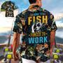 Bigfoot Fishing Relax Hawaiian Shirt for Men, Fishing Lovers Summer Shirt