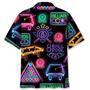 Billiard Neon Black Hawaiian Shirt for Billiard Players, Billiard Club Gift