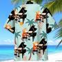 Black and White Piano Hawaiian Shirts For Men, Piano Players Summer Shirt