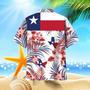 Blue Texas The Lone Star State Proud Hawaiian Shirt for Men, Women, Texas Tropical Summer Shirt