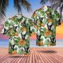 Boston Terrier Tropical Pattern Hawaiian Shirt , Summer Beach Shirt Gift For Dog Lovers