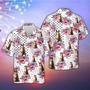 Brown Horse United States Flag Flowers Hawaiian Shirt for Men, Women, Horse Lovers