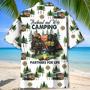 Camping Bigfoot Crazy Friend Hawaiian Shirt for Men, Women, Camping Lovers Summer Shirt