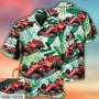 Car Formula One Tropical Custom Photo Hawaiian Shirt, Personalized Hawaiian Shirt Gift