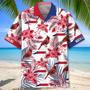 Cardinal North Carolina Proud Hawaiian Shirt for Men, Women, North Carolina Tropical Hawaiian Summer Beach Shirt