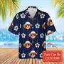 Cherry Blossom Custome Image Funny Summer Shirt Beach Hawaiian Casual Button Down Short Sleeve Hawaiian Shirt