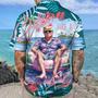 Chillin Like A Felon Summer 2024 Trump President Hawaiian Shirt Gift For Trump Lovers