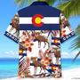 Colorado Proud Hawaiian Shirt for Men, Women, Colorado State Flag Hawaiian Summer Beach Shirt