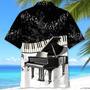 Colorful Piano Hawaiian Shirts For Men , Watercolor Piano Hawaiian Shirt for Piano Players, Musician