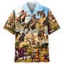 Cowboy Life Vintage Art Hawaiian Shirt for Cowboy Summer Beach Shirt