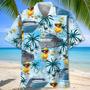 Cruise Surf Watercolor Hawaiian Shirt for Men, Cruise Summer Shirt for Him