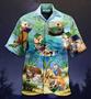 Custom Cute Otter Reading Book Hawaiian Aloha Shirts Summer Vibes Tropical Fashion for Otter Lovers