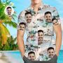 Custom Dog Face Hawaiian Shirt Custom Tropical Shirts Men's All Over Print Hawaiian Shirt