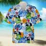 Custom Donald Trump Portrait Tropical Style Hawaii Shirt, Trump Lovers Hawaiian Shirt For Men, Women