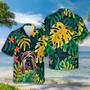 Custom Pet Hand-Painting Hawaiian Shirts For Men, Hawaiian Outfit For Couple, Dog Hand-Painted on Hawaii Shirt