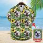 Custom Photo Dog Face, Human Face Tropical Aloha Hawaiian Shirt for Men, Women, Pet Face Summer Vibe Beach Shirt