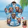 Custom Photo Dog Face, Human Face Tropical Aloha Hawaiian Shirt for Men, Women, Pet Face Summer Vibe Beach Shirt