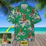 Custom Your Photo Dog Pineapple Hawaiian Shirt, Personalized Hawaiian Shirt for Men Women, Dog Cat Lover Shirt