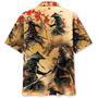 Customized Samurai Under The Moonlight Hawaiian Shirt Summer Vibes, Samurai Hawaiian Shirt