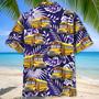 Customized School Bus Tropical Hawaiian Shirt for Men, School Bus Drivers Summer Vibes Hawaiian Shirt