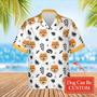 Cute Dog Roar Hawaiian Custom Image Funny Dog Summer Shirt, Hawaii Shirt for Men Women, Shirt for Dog Lover