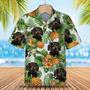 Dachshund Tropical Pattern Hawaiian Shirt , Summer Beach Shirt Gift For Dog Lovers