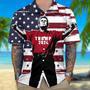 Donald Trump 2024 Hawaiian Shirt, US Flag Trump Hawaii Shirt For Patriotic Republican Supporters