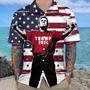 Donald Trump 2024 Hawaiian Shirt, US Flag Trump Hawaii Shirt For Patriotic Republican Supporters