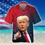 Donald Trump Make American Great Again Hawaii Shirt 62550, Custom Trump Face Summer Shirt