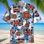 Firefighter Retirement Hawaiian Shirt for Men, Dad, Husband, Retirement Fireman