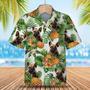 French Bulldog Tropical Pattern Hawaiian Shirt , Summer Beach Shirt Gift For Dog Lovers