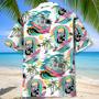 Funny Bear Surfing Hawaiian Shirt Beach Tropical Aloha Surfing Hawaiian Shirt for Men, Husband