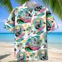 Funny Bear Surfing Hawaiian Shirt Beach Tropical Aloha Surfing Hawaiian Shirt for Men, Husband