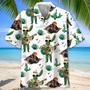 Funny Cactus Guitar Hawaiian Shirt for Men, Guitar Lovers, Guitar Players Hawaiian Shirt