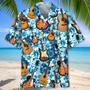 Funny Cactus Guitar Hawaiian Shirt for Men, Guitar Lovers, Guitar Players Hawaiian Shirt