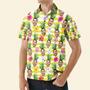 Funny Custom Face With Pineapple Personalized Hawaiian Shirt